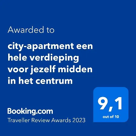 City-apartment Hele Verdieping Voor Jezelf Midden In Het Centrum